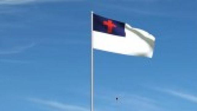 Християнско знаме с победа във Върховния съд на Бостън