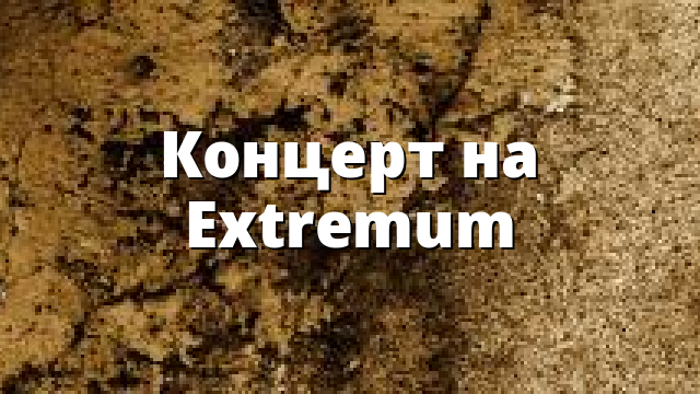 Концерт на Extremum